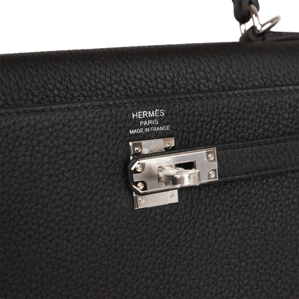 Black Togo Leather Bag L807