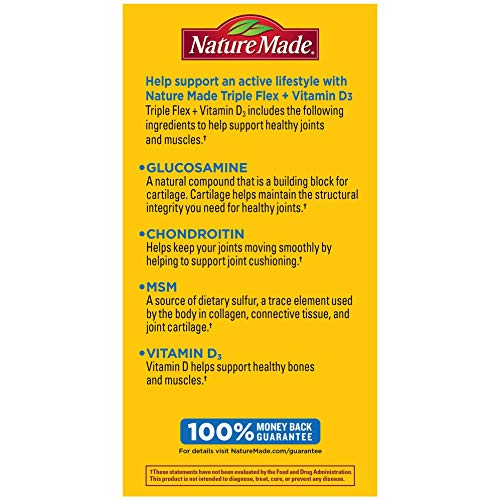 Triple Strength Caplets with Vitamin D3, 120 Count W667034