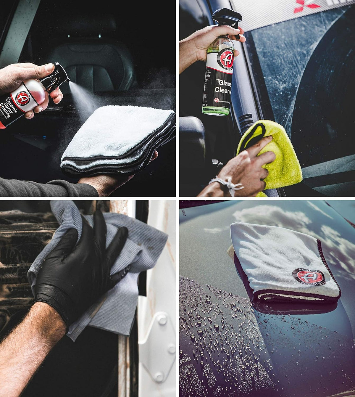 2 Pack Car Cleaning Microfiber Towels A235