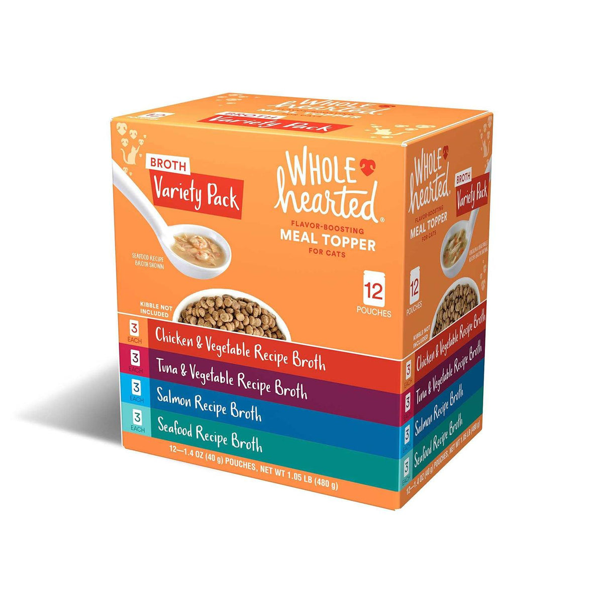 Wet Cat Meal Topper Broths Variety Pack J374783