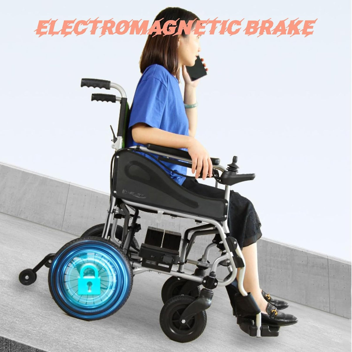 Ultra Lightweight Foldable Electric Wheelchair 30Lbs 5.2AH 2X250w H489