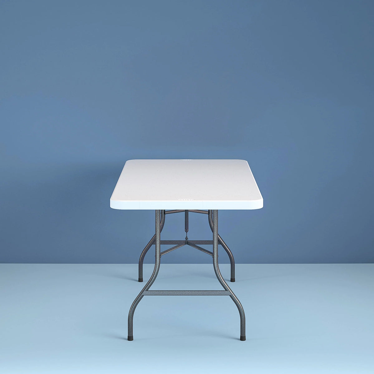 6 Foot Folding Table White Speckle G73487