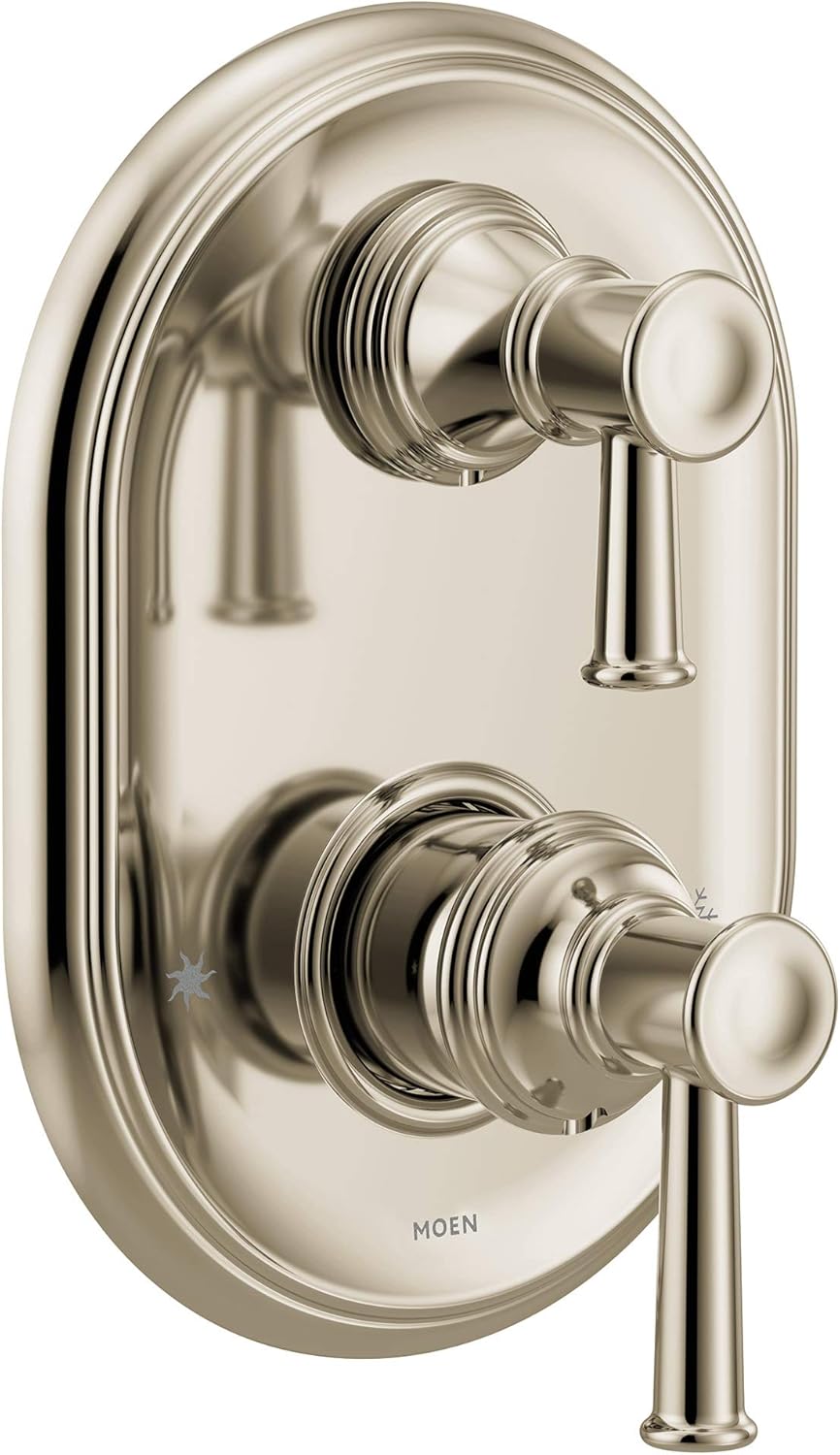 Polished Nickel 2-Handle Shower Trim with Integrated Transfer Z874