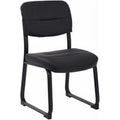 Faux Leather Visitor Chair with Sled Base L20543
