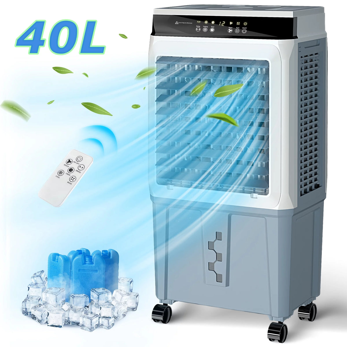 20L Portable Evaporative Air Cooler Fan Humidifier J528