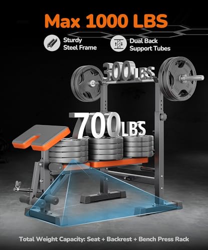 6 in 1 Adjustable Weight Bench Set R170