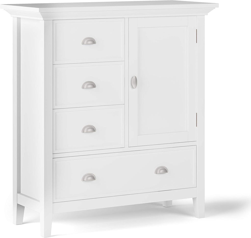 Solid Wood 39 inch Wide Storage Cabinet with 3 Drawers J69309