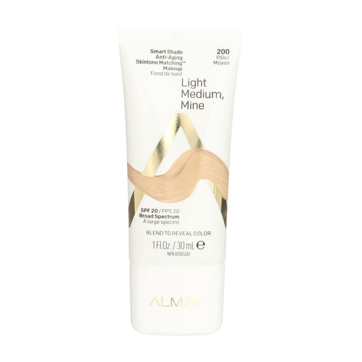 Light Medium/200 Anti-Aging Makeup, 1 Fluid Ounce T309
