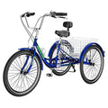 7 Speed 3 Wheel Bicycle with Shopping Basket M32570