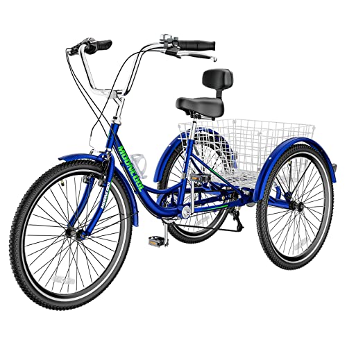 7 Speed 3 Wheel Bicycle with Shopping Basket M32570