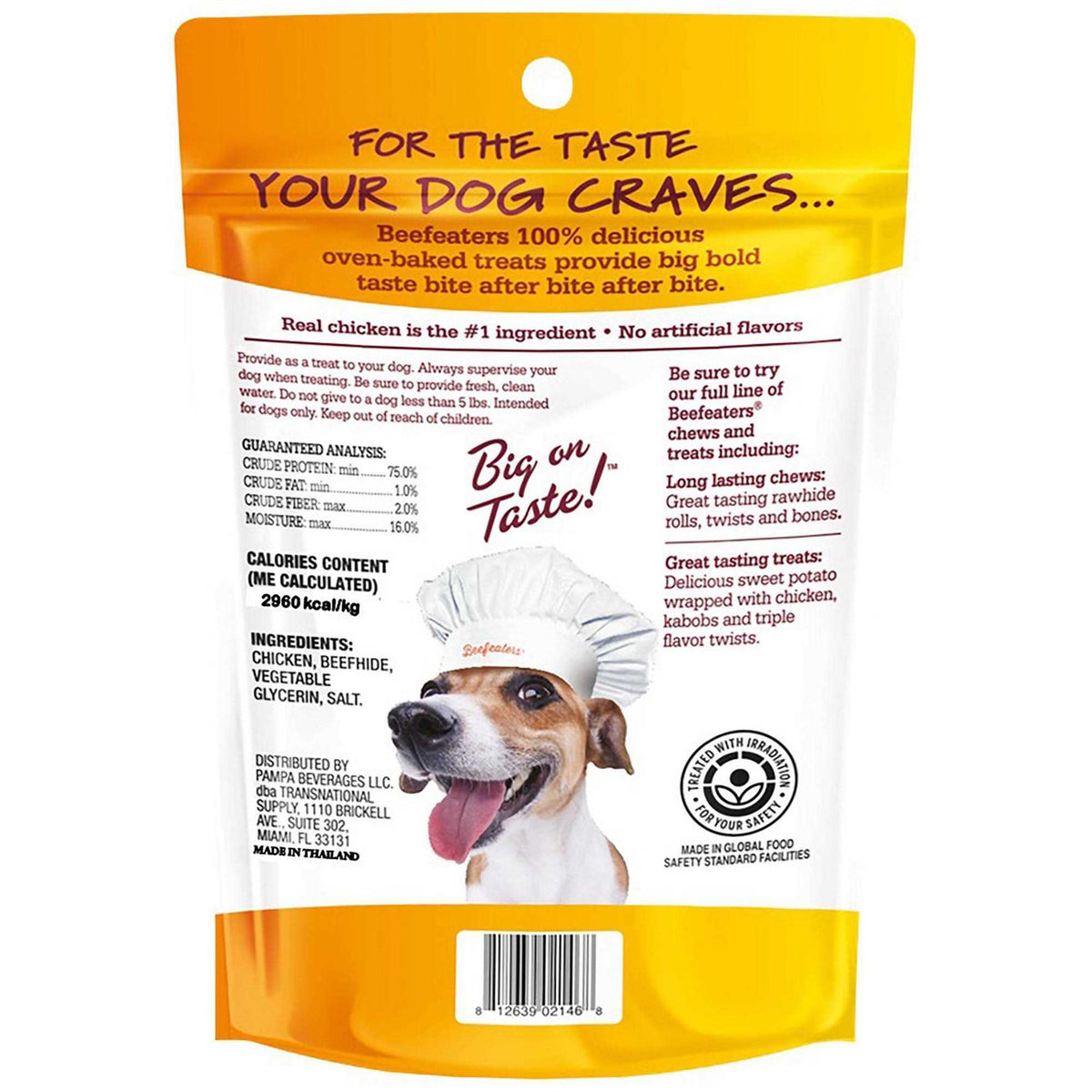 Oven Baked Beefhide Chicken Twists Dog S72360