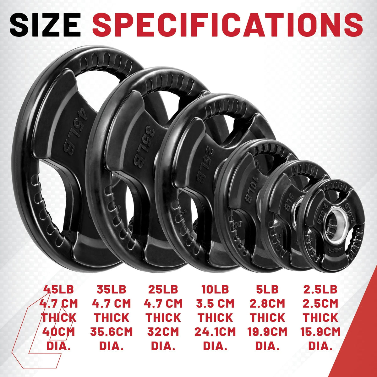 400 LB Olympic Weight Set with Barbell and Clips C306804