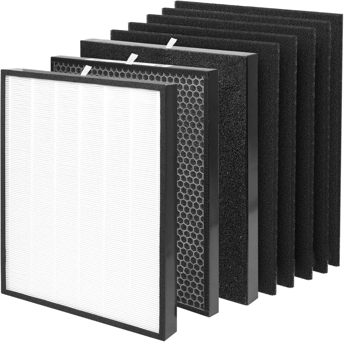 Replacement Filter Sets with 5x Pre-Filters, 2x Carbon VOC Filters, 2x Pre-Filters, 1x H13 HEPA Filter B703519
