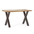 Acacia Desk with Iron Legs K9080