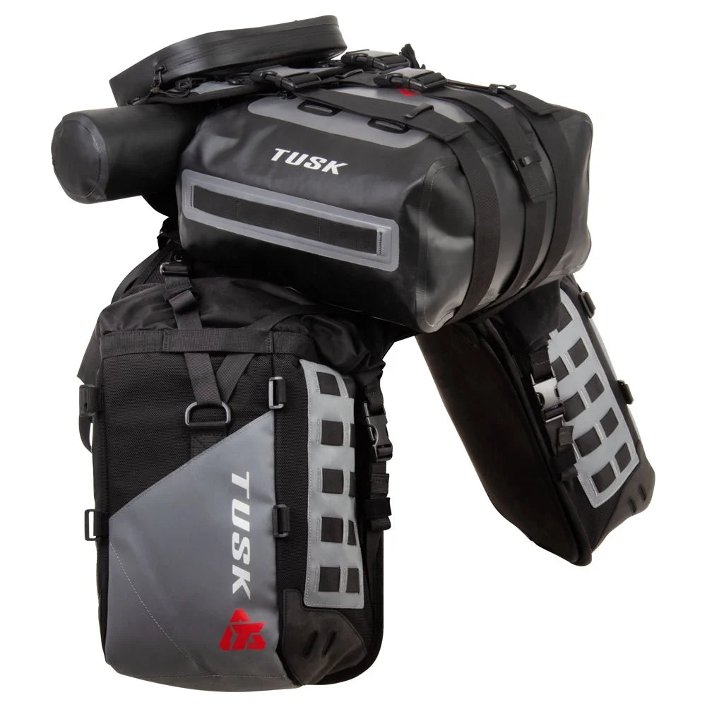 Rackless Luggage System with Small Dry Duffel Tail Bag Standard Heat Shield H780