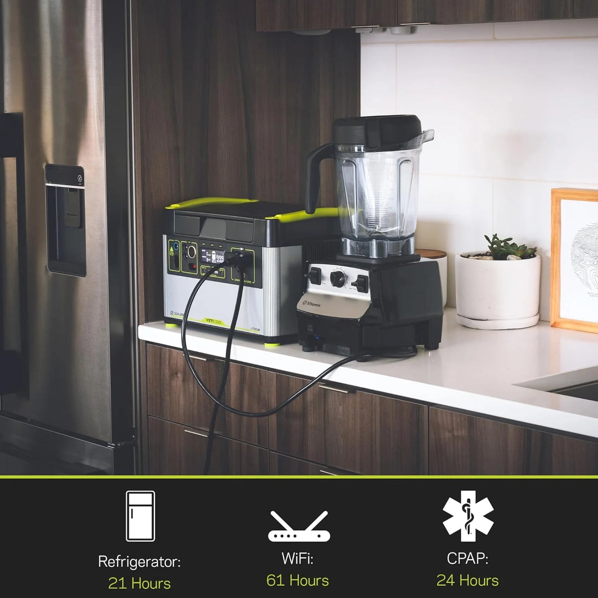 Portable Power Station 1516Wh Lithium Battery 2000 Watt B730