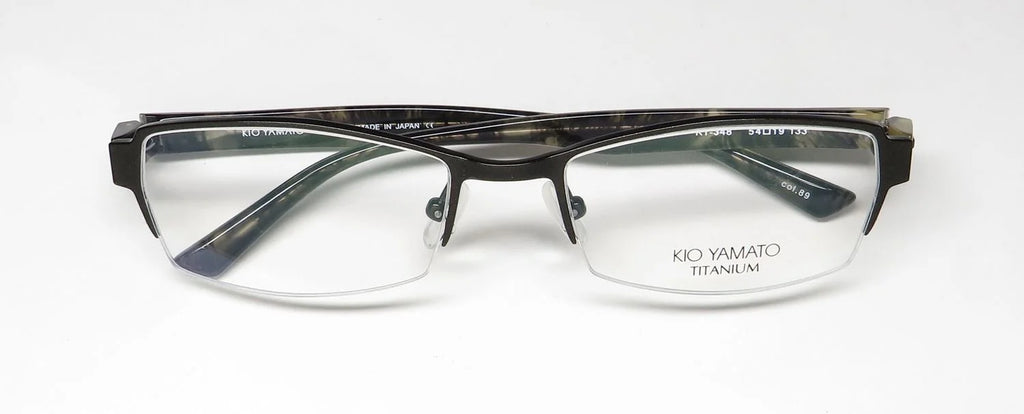Titanium Half-Rimless Eyeglass Frame V2891