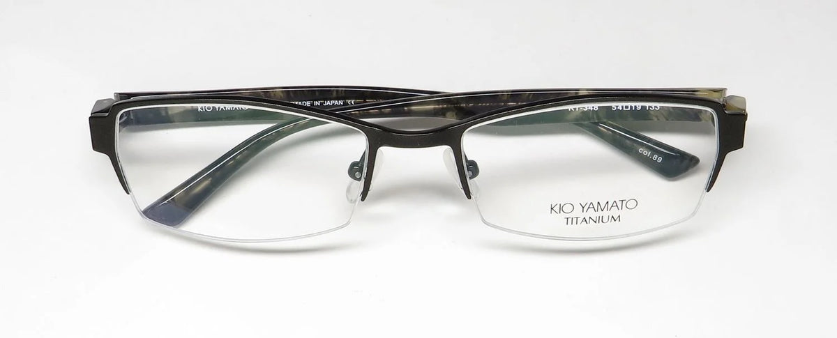 Titanium Half-Rimless Eyeglass Frame V2891