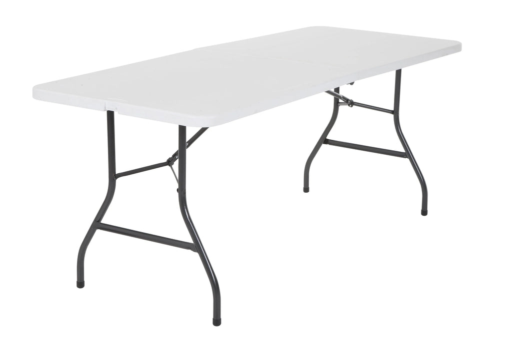 6 Foot Folding Table White Speckle G73487