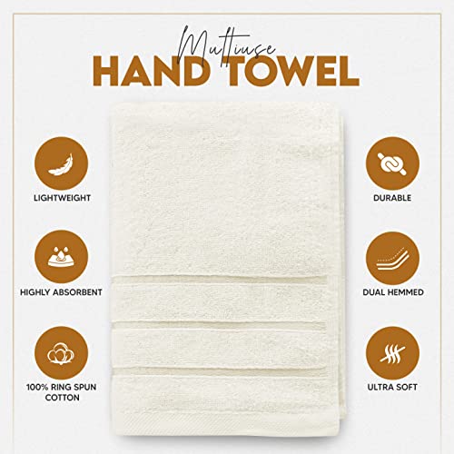 4 Pack Oversized Bath Towels Set, 100% Ring Spun Cotton (27 x 54 Inches) Black E947588
