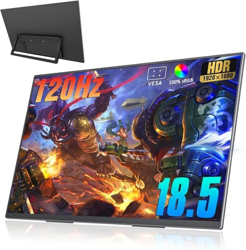 18.5 inch 120Hz 1080P FHD HDR USB HDMI Portable Monitor with Sleeve L4243