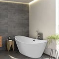 59 Freestanding Soaking Bathtub with LED Lights K58630