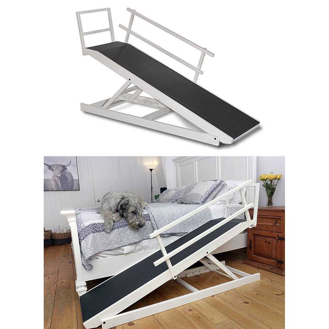 Large Adjustable Height Dog Bed Ramp E112750