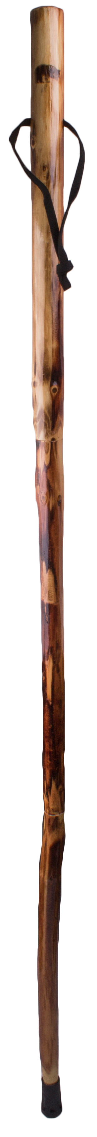 Wooden Walking Stick with Compass and Pouch U2084