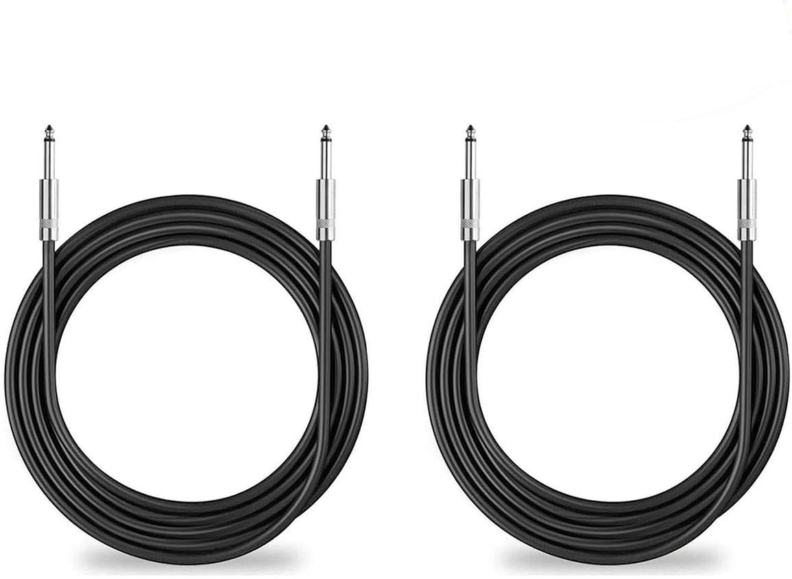 2Pack 100 ft 1/4 to 1/4 Speaker Cables, 12AWG Patch Cords C41503
