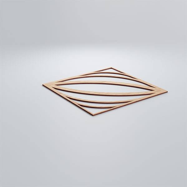 Large Otis Decorative Fretwork Wood Wall Panels N408