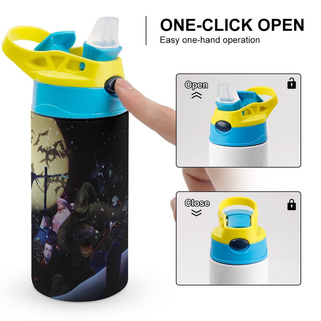 Insulated Stainless Steel Water Bottle with Straw P566