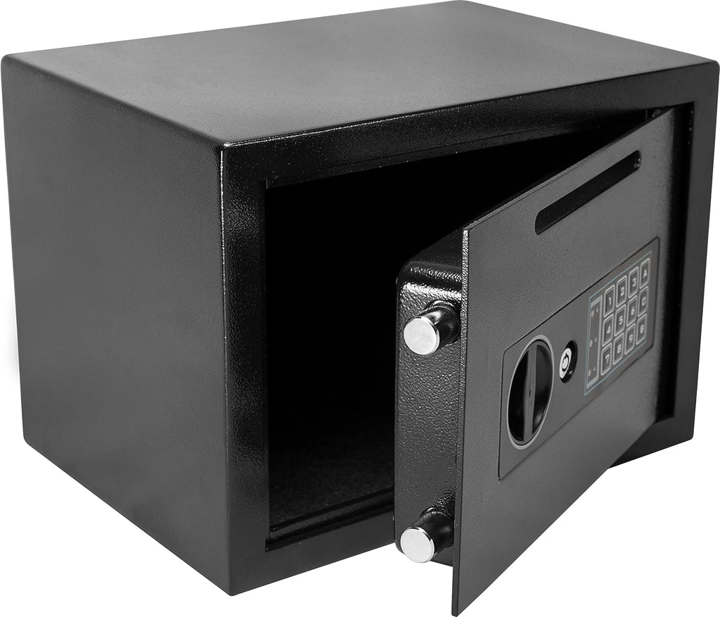 Compact 0.57 Cubic Ft Digital Keypad Security Depository Drop Safe Z492397