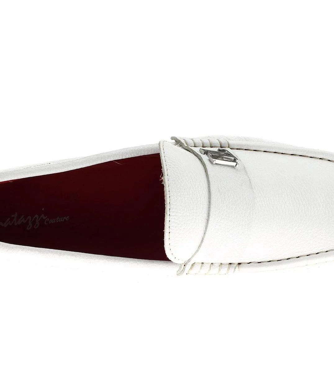 White Leather Comfort Shoes Q2353