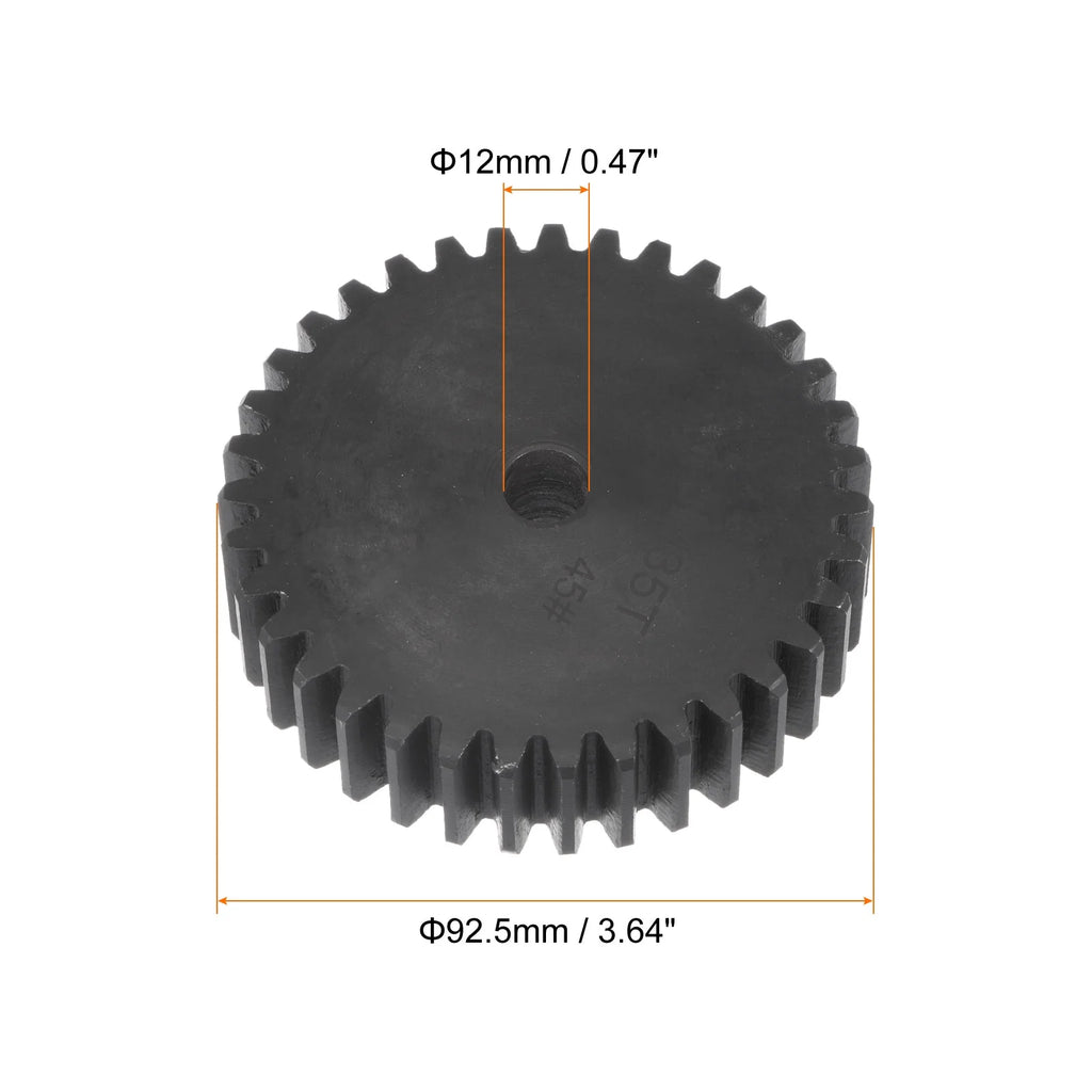 Straight Spur Gear 35T 2.5 Module 45# Steel A4665