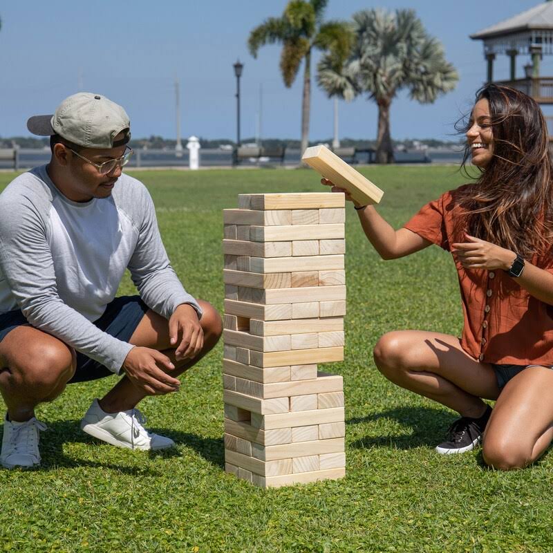 Giant Wooden Tumble Tower Game E66348