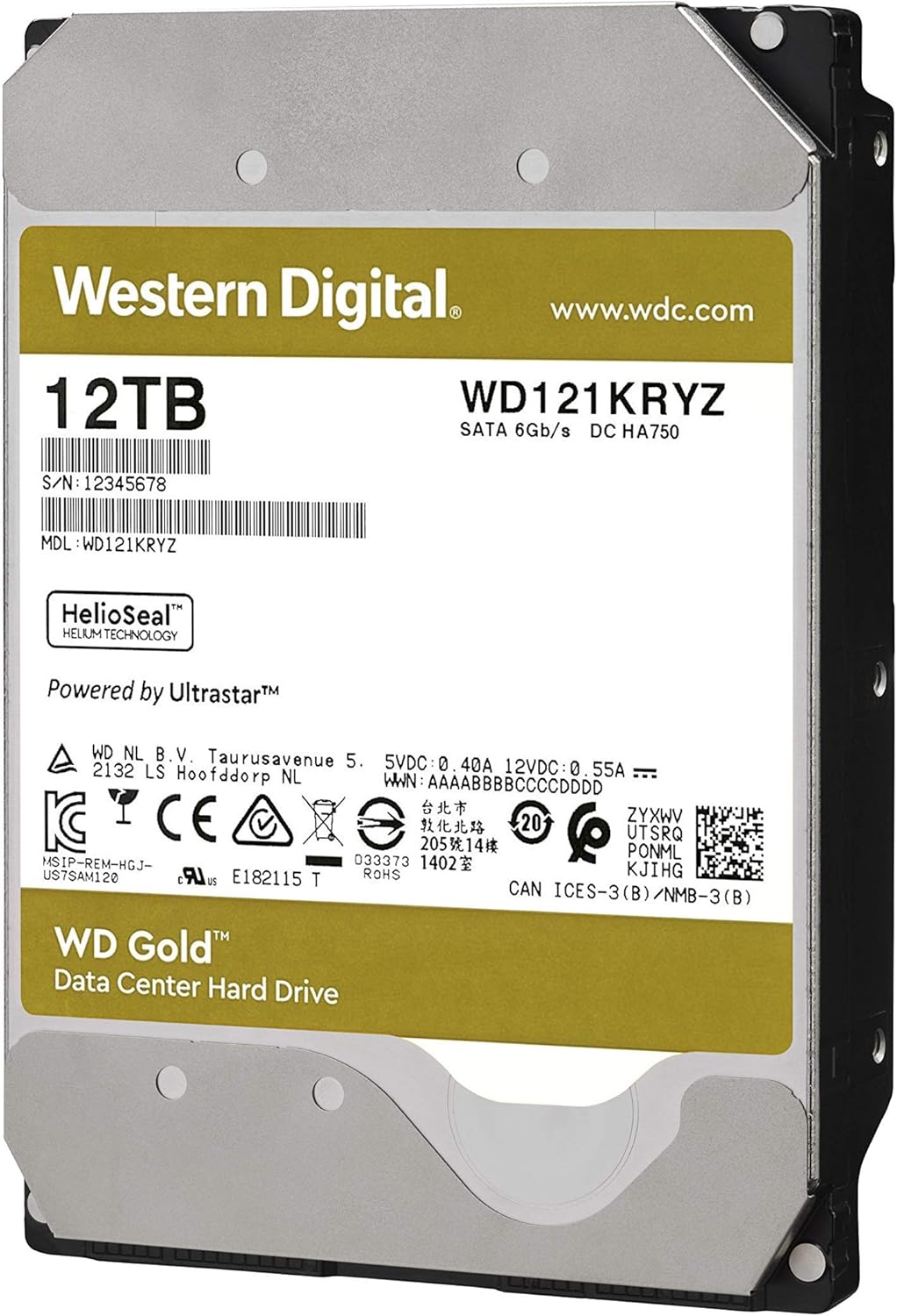 14TB Enterprise Class Internal Hard Drive SATA 6 Gb/s 7200 RPM 512 MB Cache 3.5 K572582