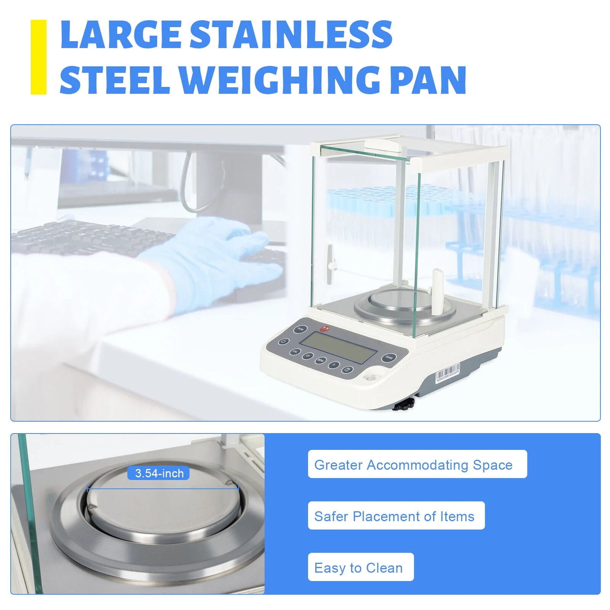0.1 mg Electronic Analytical Balance T886