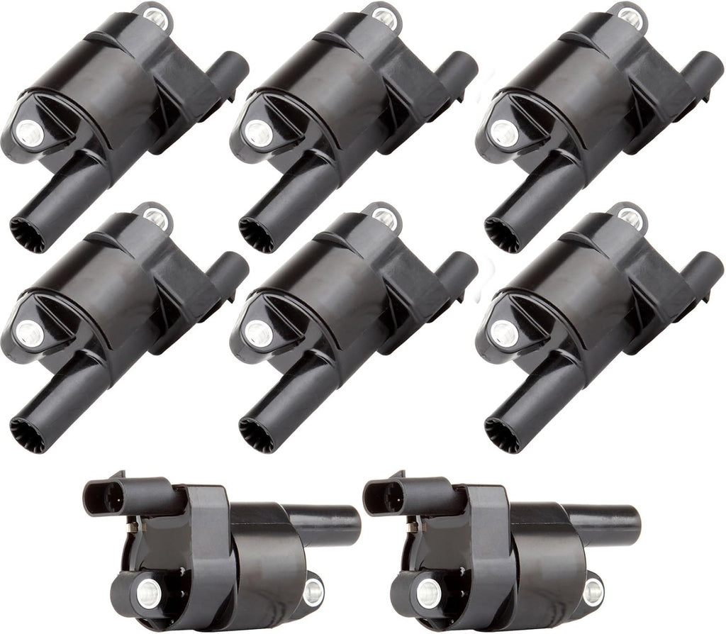 Round Ignition Coil Pack of 8 X38198