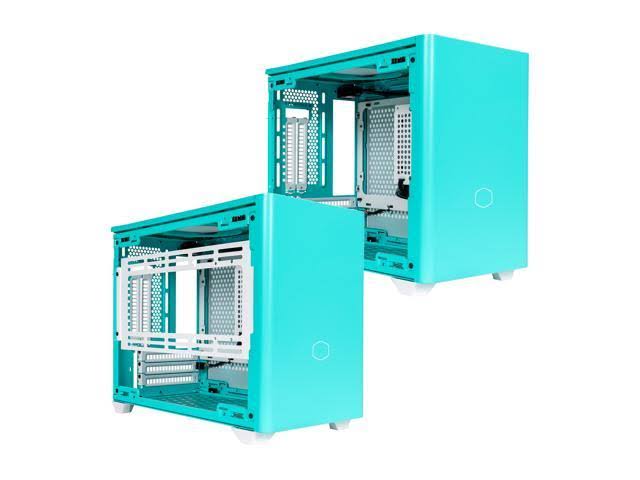 Caribbean Blue Mini-ITX Computer Case A351475