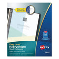 Poly Sheet Protectors, Heavy Gauge, Letter, Nonglare, 50/Box I271