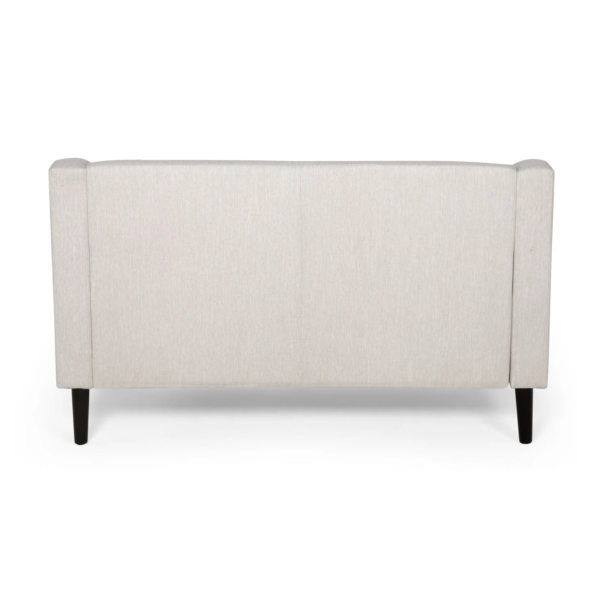 Beige Fabric Upholstered Loveseat Z80094