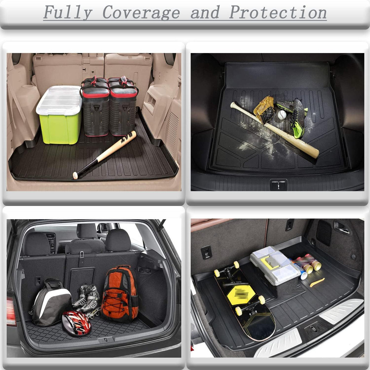 All-Weather Rear Trunk Tray Cargo Mat Protector T56667