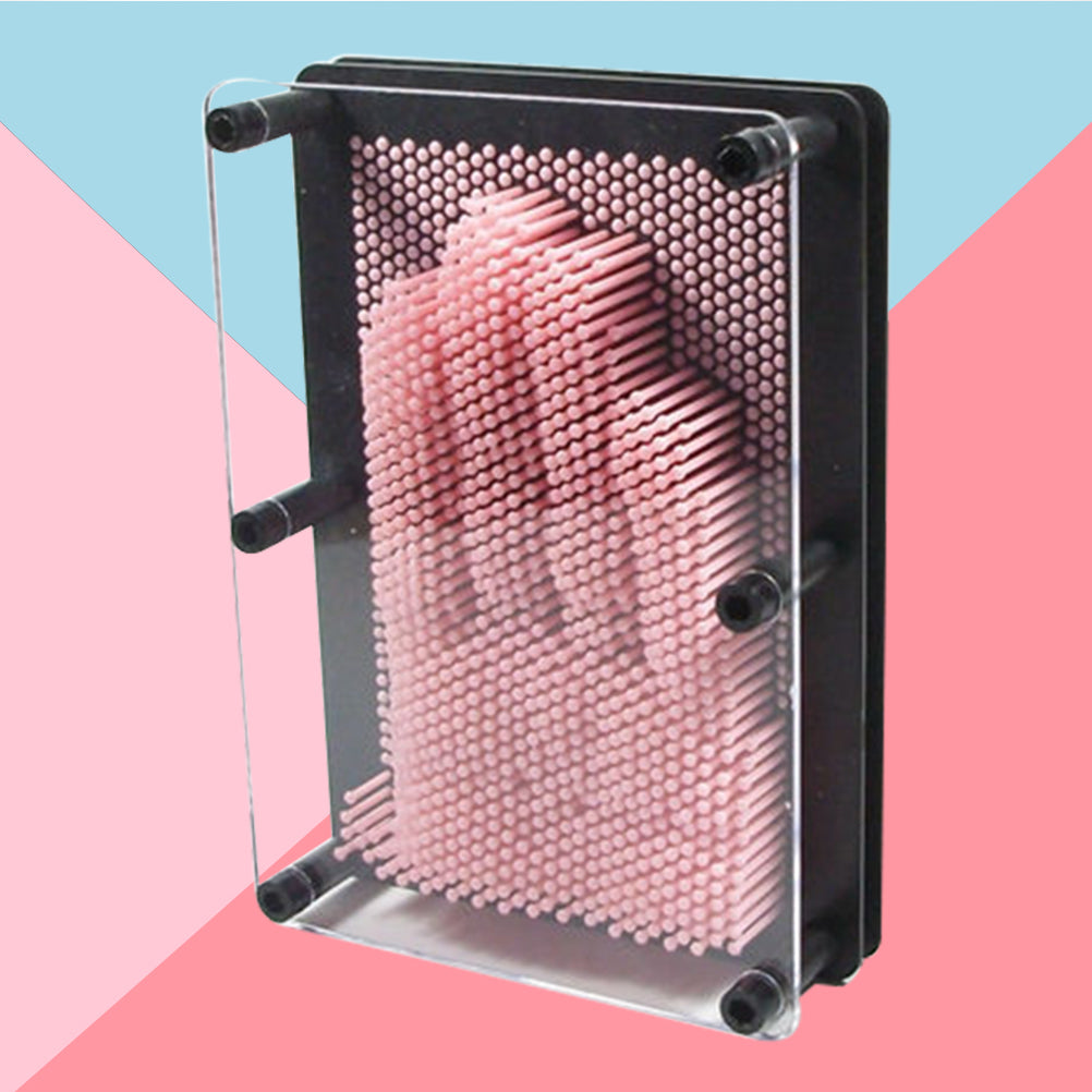 Large Size Pink 3-Dimensional Pin Art Board Toy S9408