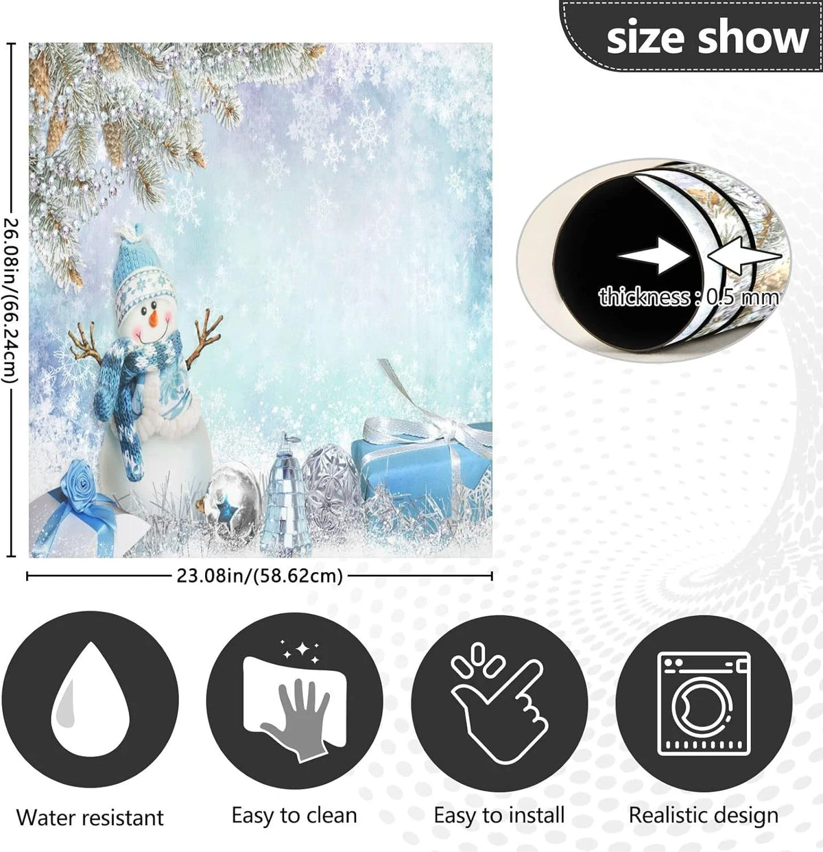 23"Wx26"H Dishwasher Magnet Cover N107964