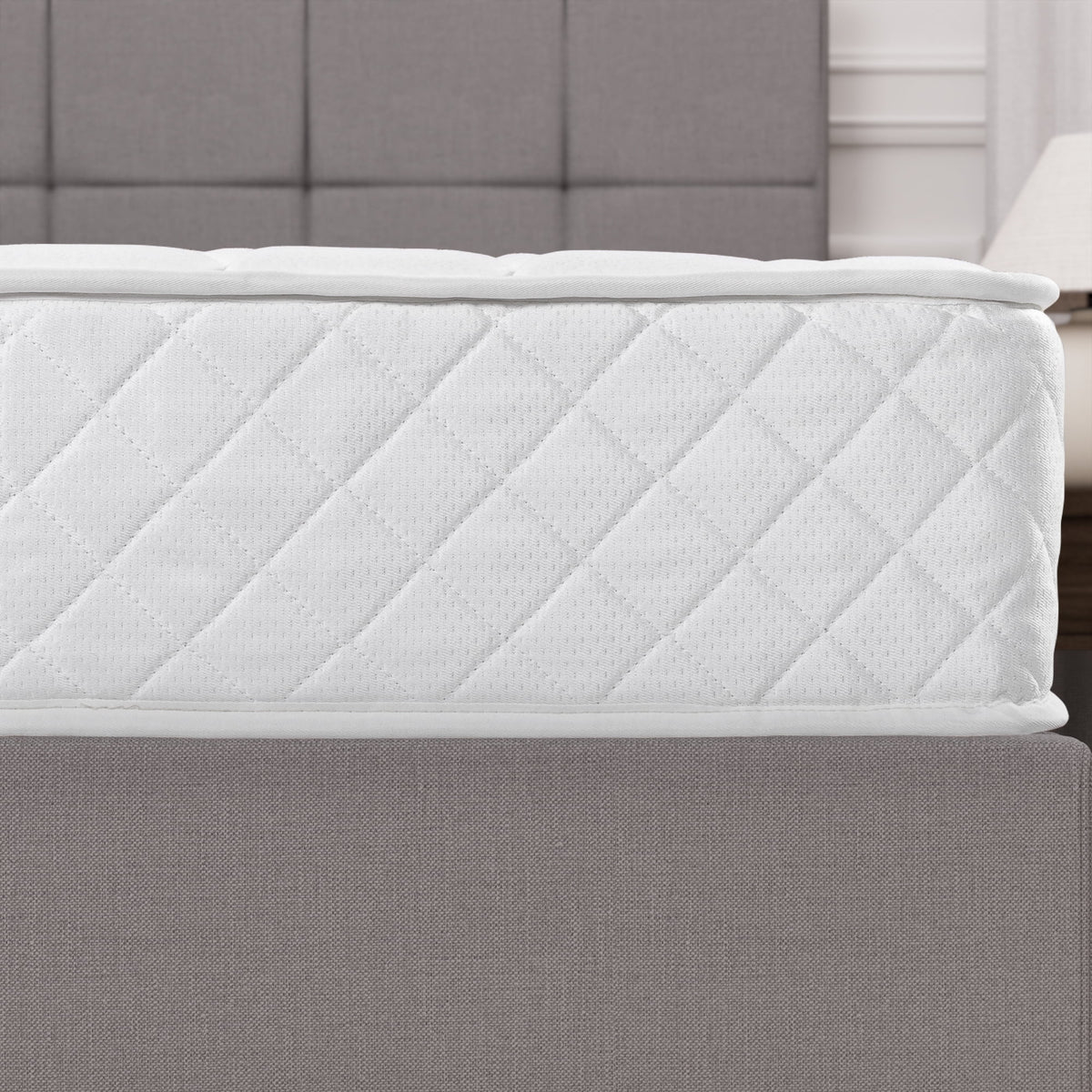 8 Quilted Hybrid Foam and Pocket Spring Mattress Twin-XL O965