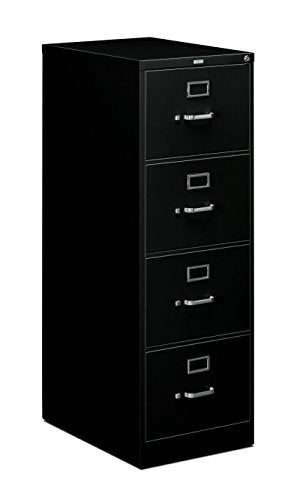 4-Drawer Light Gray Filing Cabinet with Lock V7567