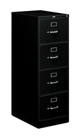 4-Drawer Light Gray Filing Cabinet with Lock V7567