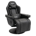 Black White X Large PU Leather Gaming Recliner Chair H911