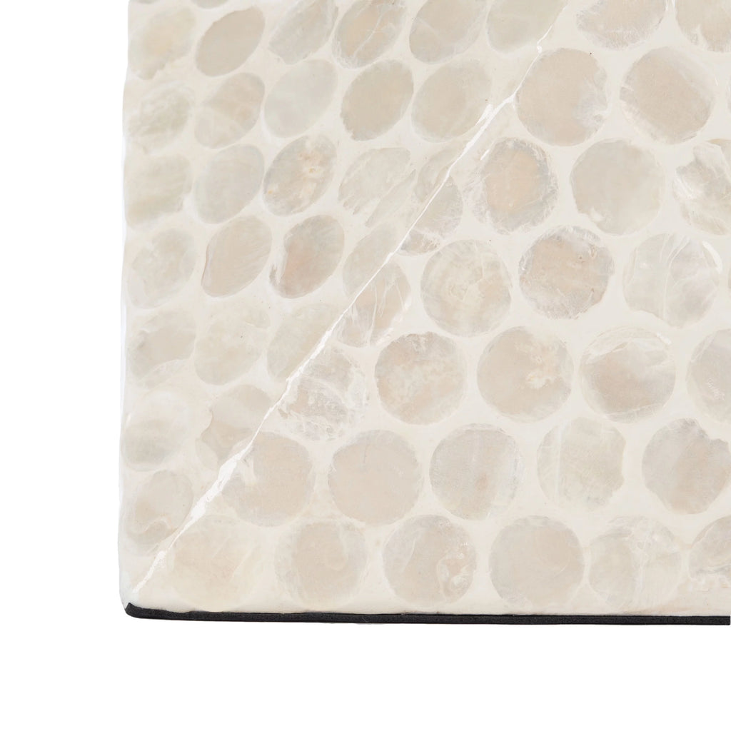 White Square Accent Table M3789