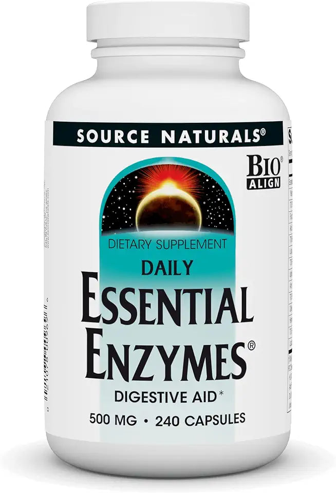 500mg Enzyme Supplement 240 Capsules G213